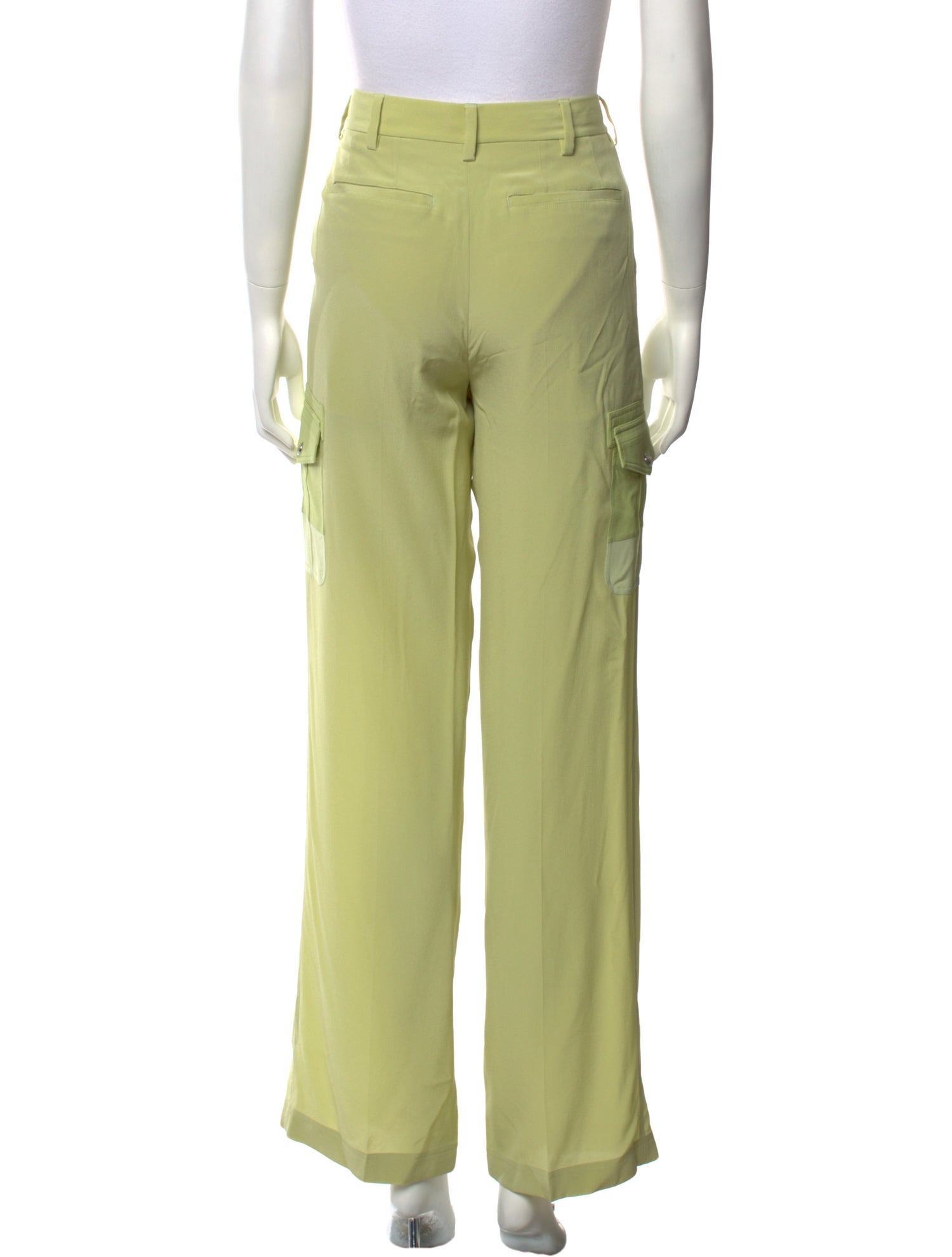 Burberry Silk Wide Leg Pants