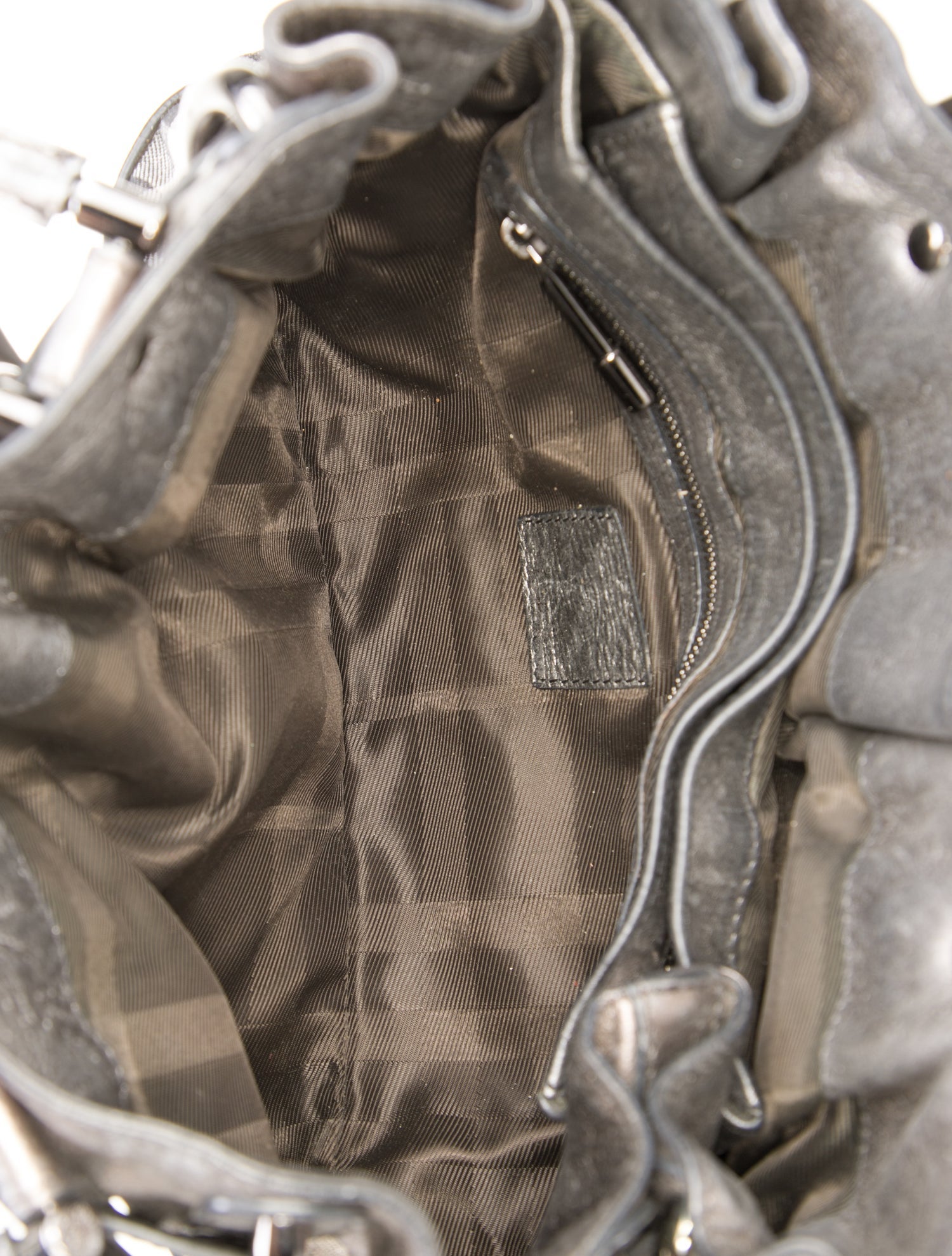 Burberry Canvas Top Handle Bag