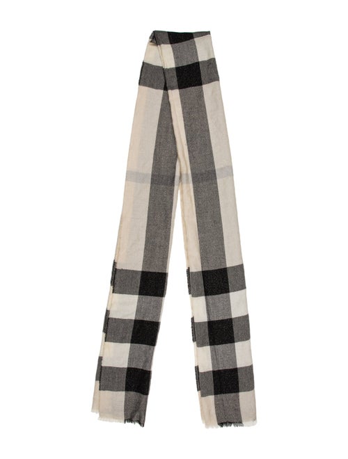 Burberry Plaid Print Scarf