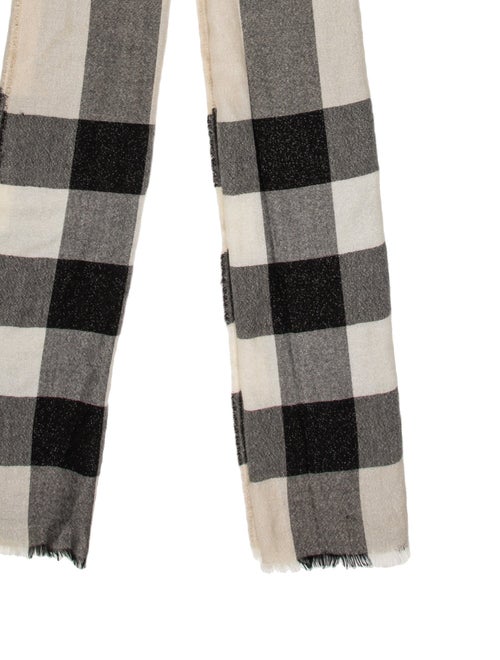 Burberry Plaid Print Scarf