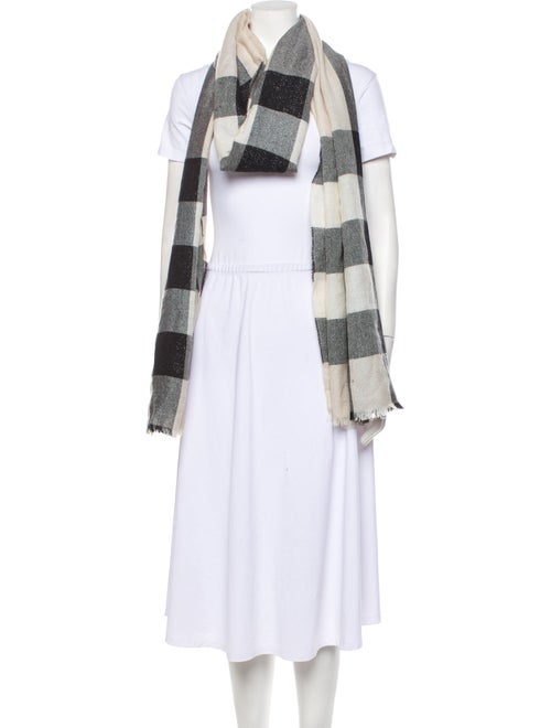 Burberry Plaid Print Scarf