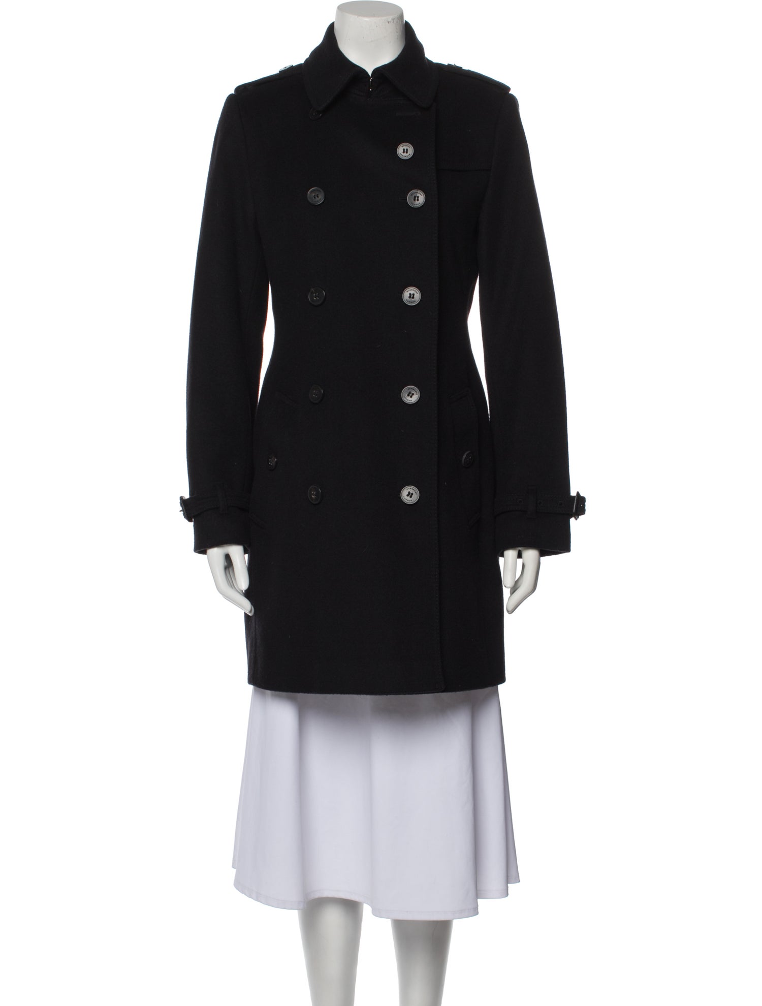 Burberry Virgin Wool Peacoat