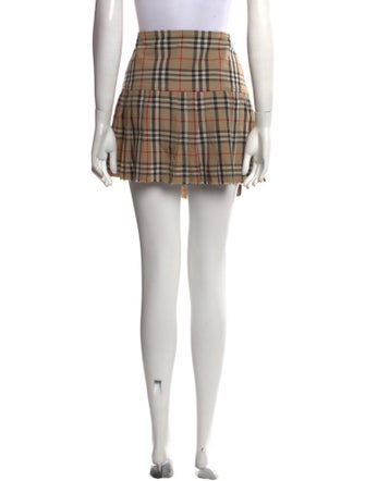 Burberry Wool Mini Skirt