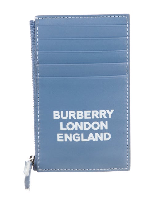 Burberry Leather Graphic Print Pouch