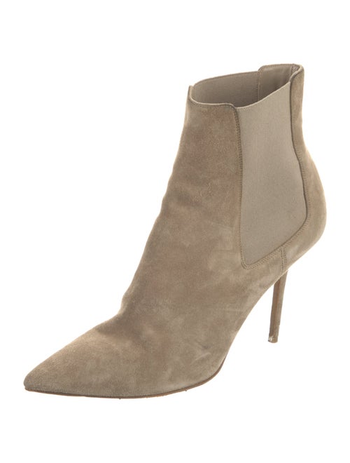 Burberry Suede Chelsea Boots