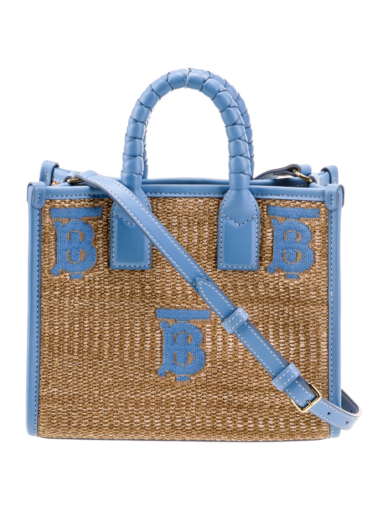 Burberry Canvas Top Handle Bag