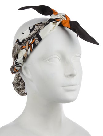 Burberry Silk Printed Headband