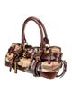 Burberry Canvas Top Handle Bag
