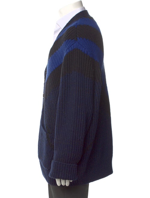 Burberry Printed V-Neck Cardigan