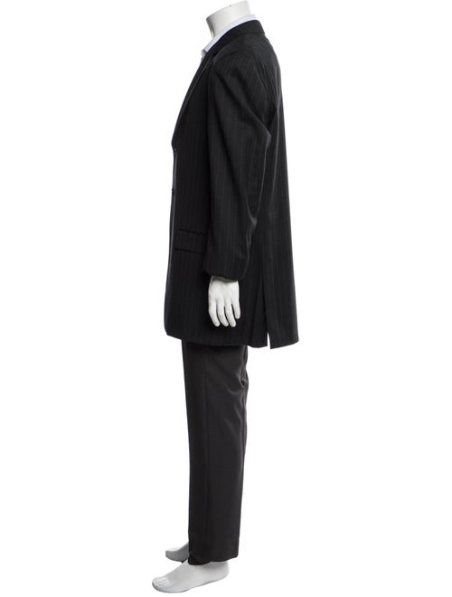 Burberry Super Nova Check Pattern Wool Overcoat