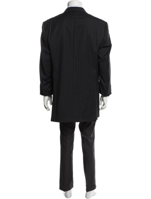 Burberry Super Nova Check Pattern Wool Overcoat