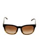 Burberry Square Gradient Sunglasses