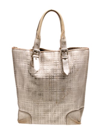 Burberry Grain Check Tote