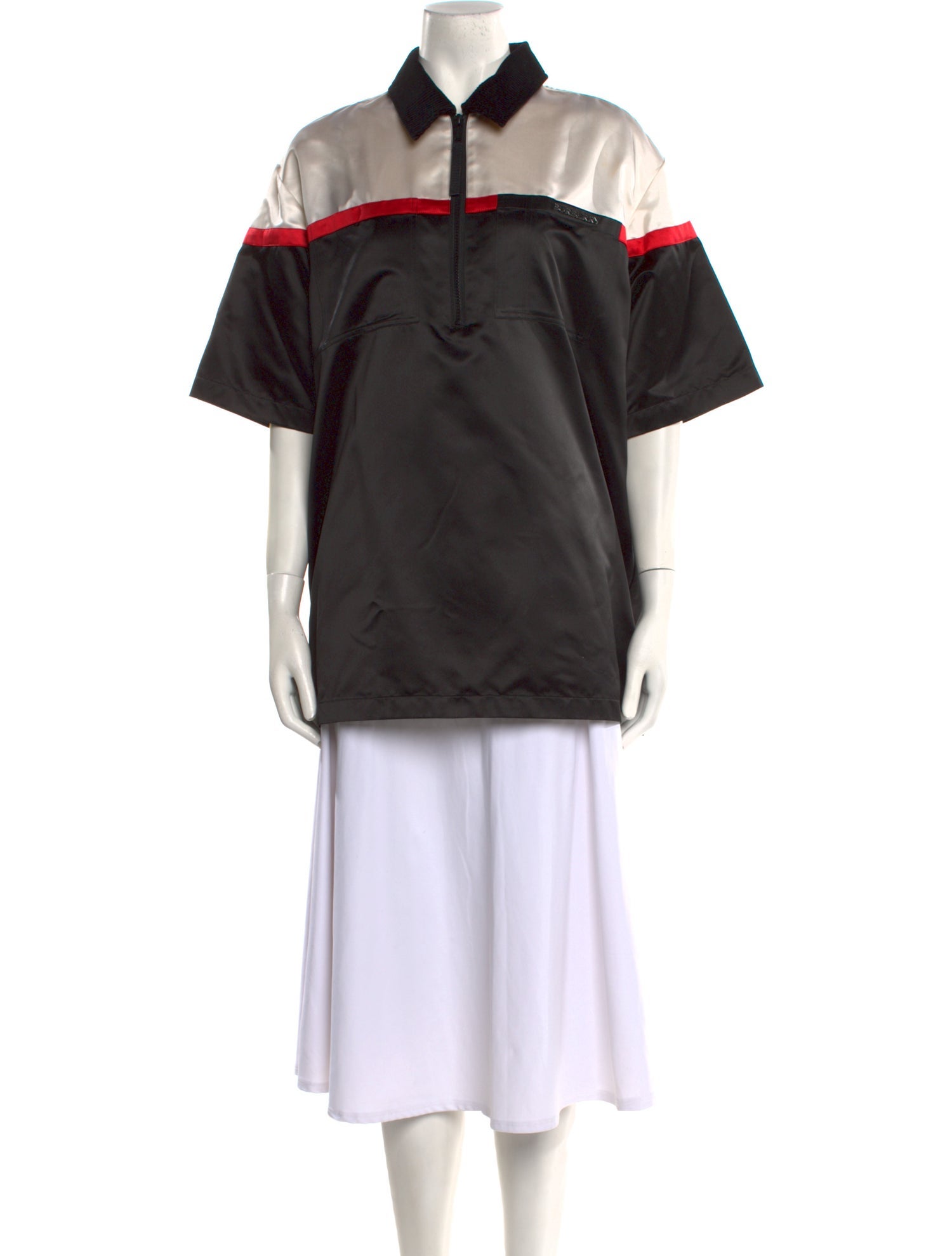 Burberry Silk Short Sleeve Blouse