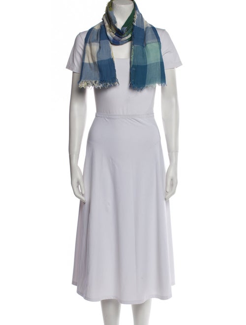 Burberry Plaid Print Scarf