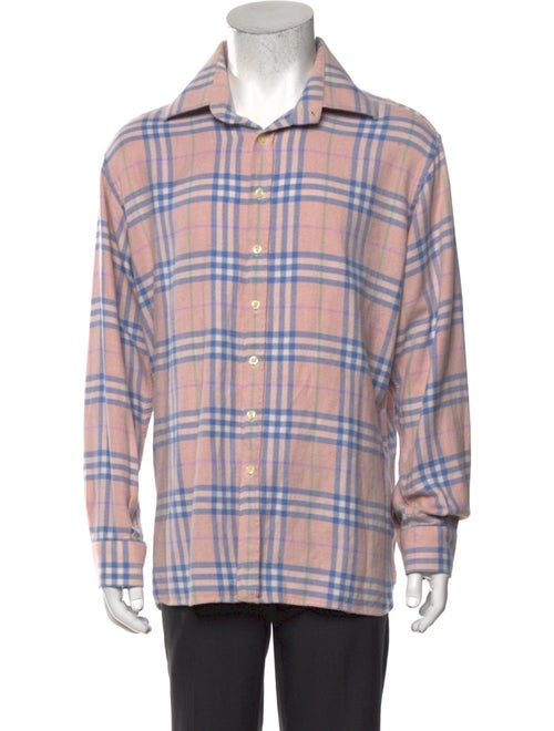 Burberry Nova Check Pattern Long Sleeve Shirt