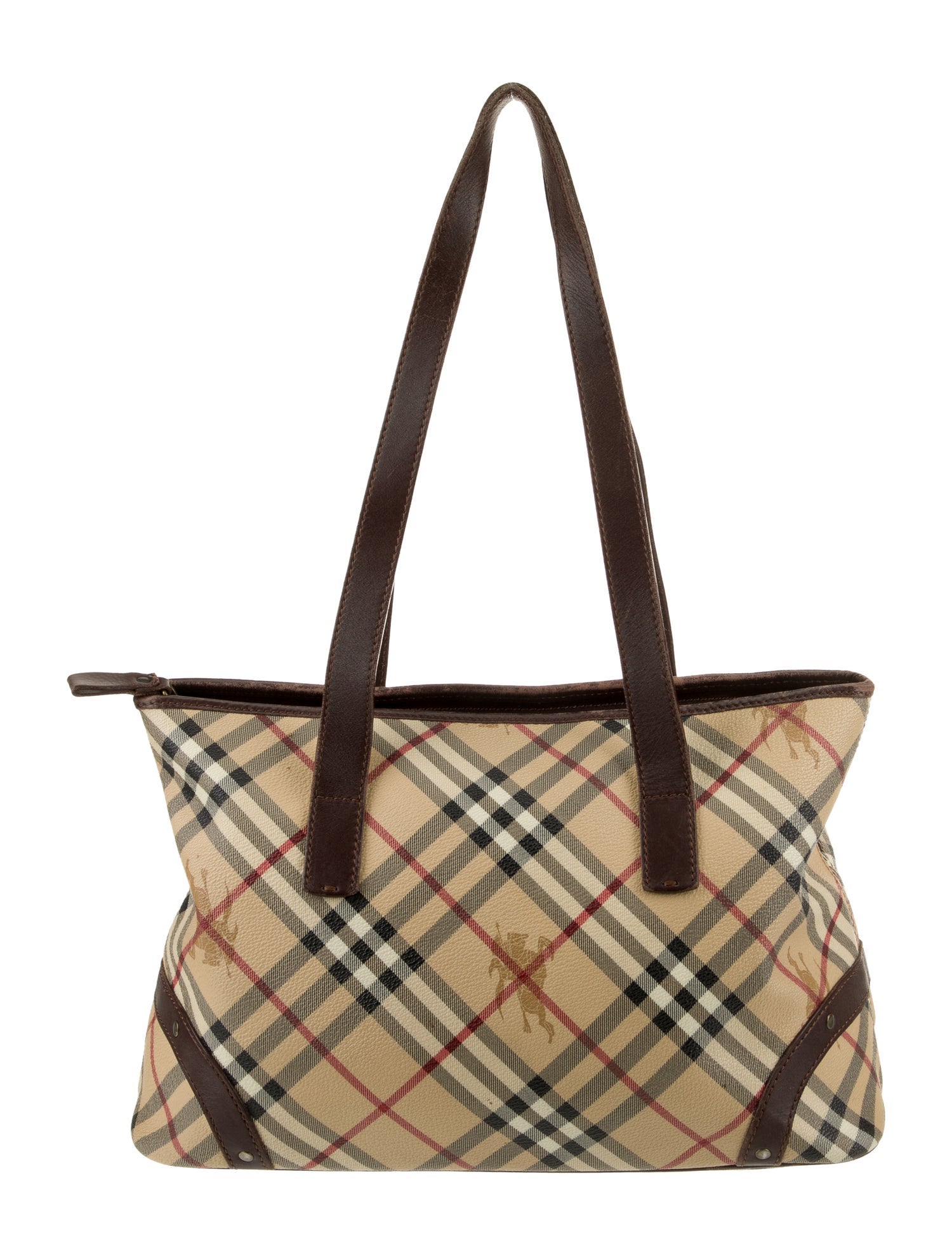 Burberry Haymarket Check Shoulder Bag