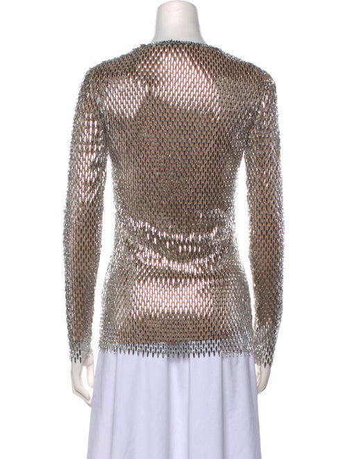 Burberry Printed Crew Neck Top