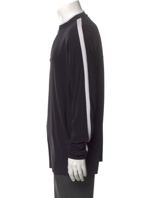 Burberry Nova Check Pattern Mock Neck Pullover