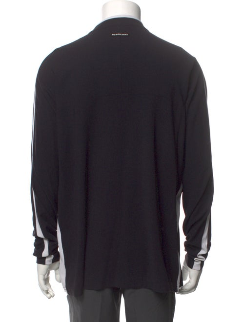 Burberry Nova Check Pattern Mock Neck Pullover