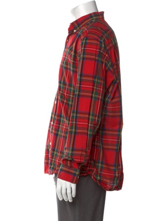 Burberry Nova Check Pattern Long Sleeve Shirt