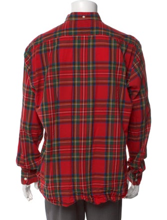 Burberry Nova Check Pattern Long Sleeve Shirt