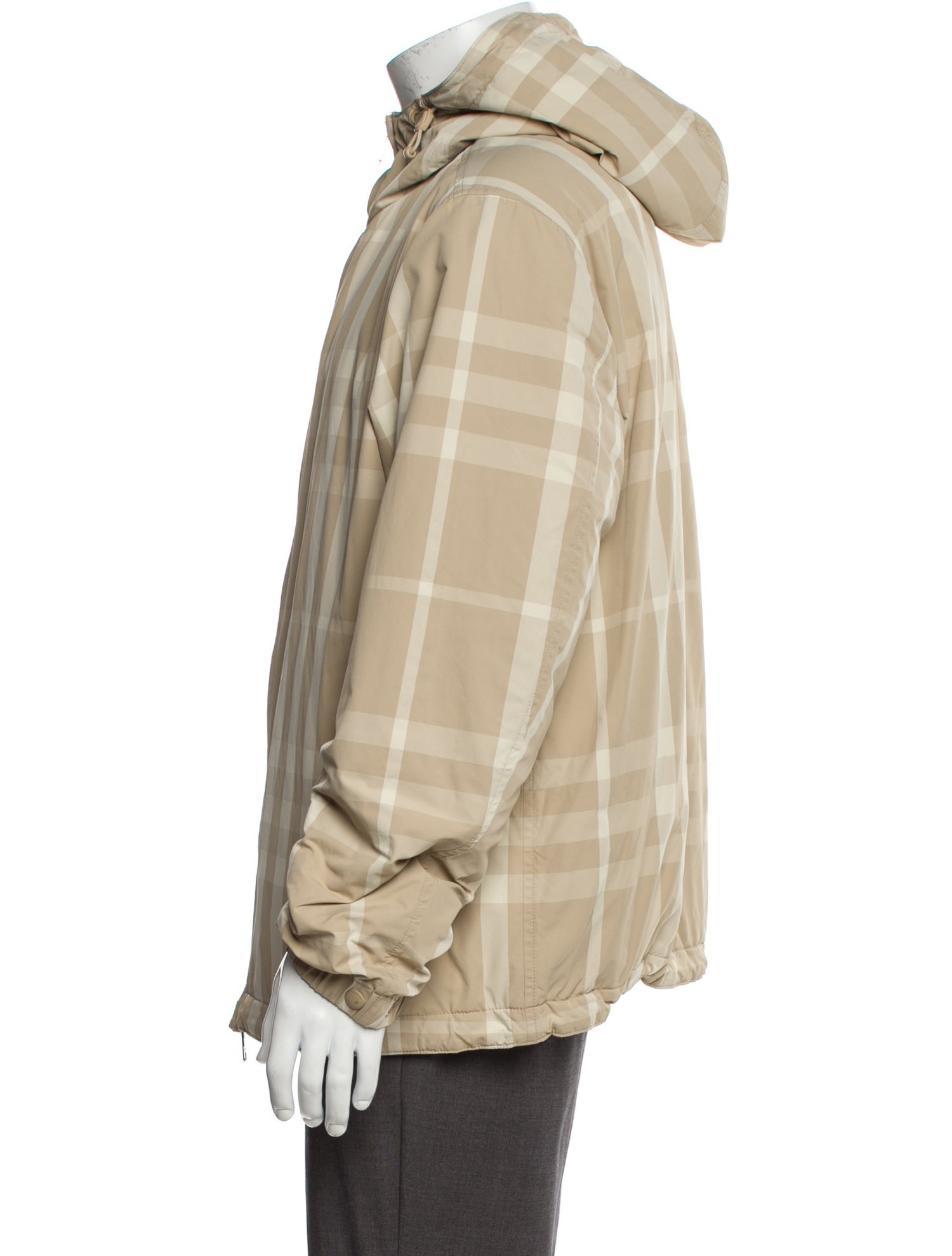 Burberry Exploded Check Pattern Parka