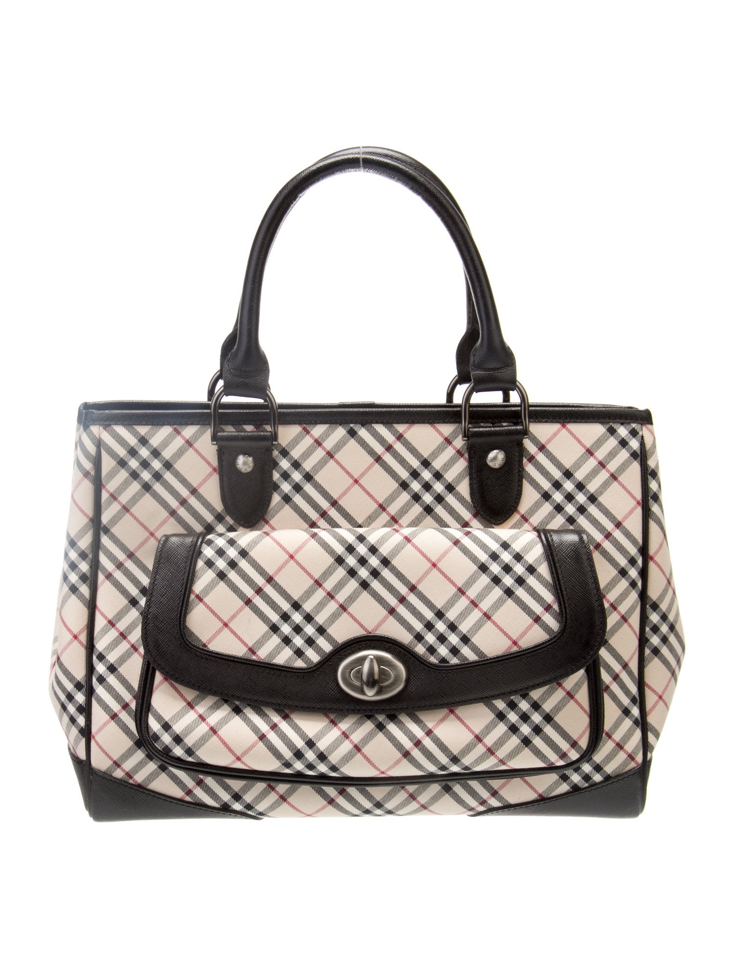 Burberry Nova Check Top Handle Bag