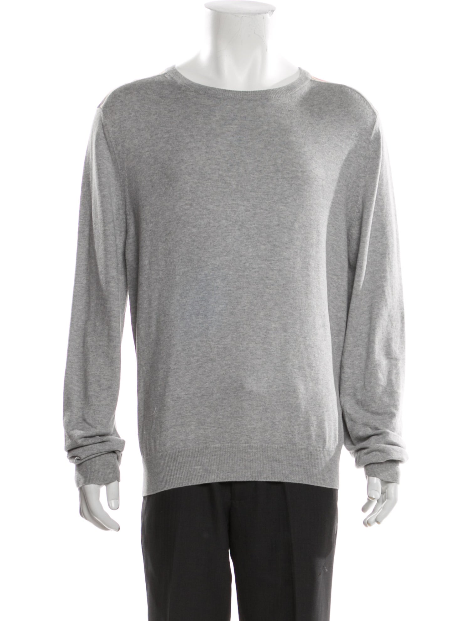 Burberry Nova Check Pattern Crew Neck Pullover