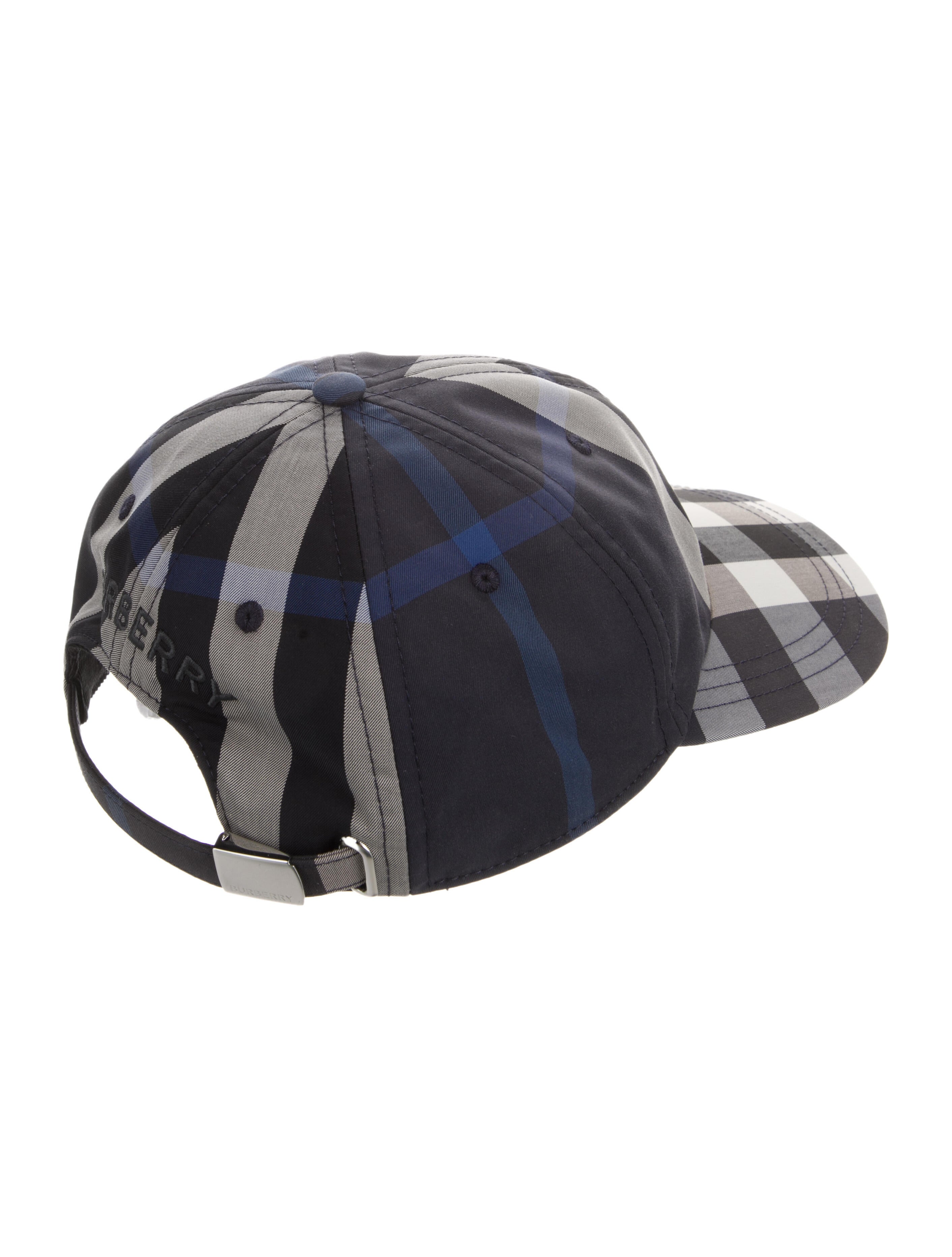 Burberry Printed Baseball Cap - Blue Hats, Accessories - BUR471673