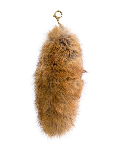 Burberry Faux Fur Tail Keychain
