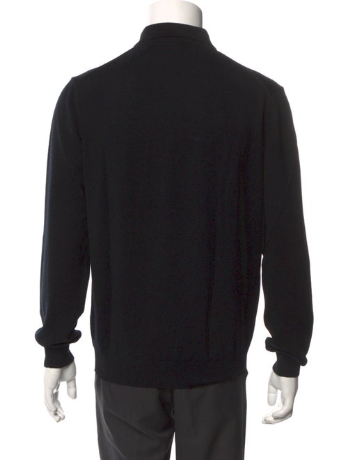 Burberry Wool Collar Polo Shirt