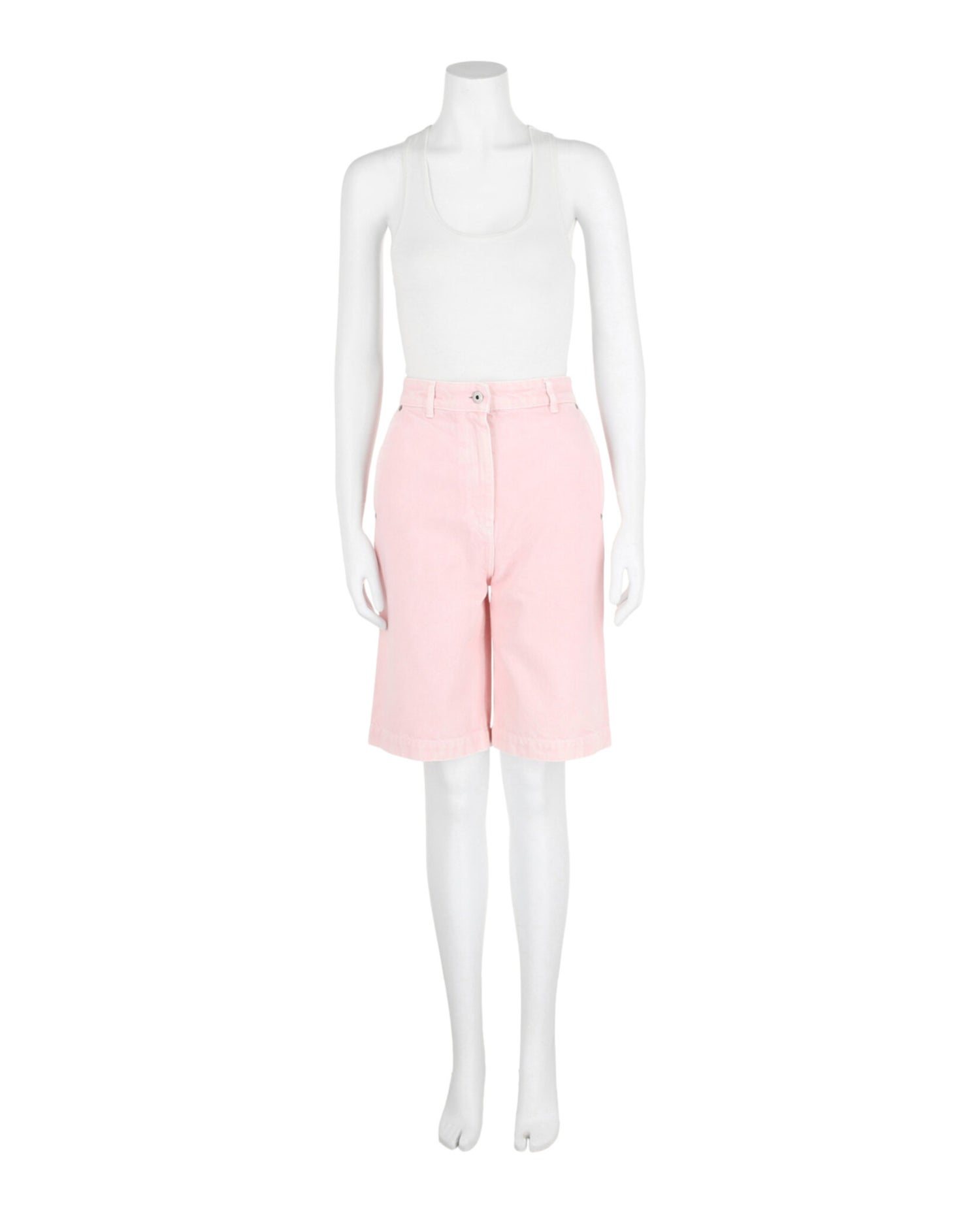 Burberry Solid Denim Shorts w/ Tags