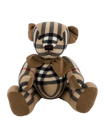 BURBERRY Figures Cashmere Teddy Bear