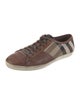 Burberry House Check Pattern Canvas Sneakers