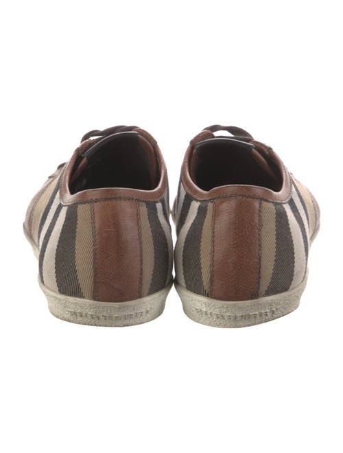Burberry House Check Pattern Canvas Sneakers