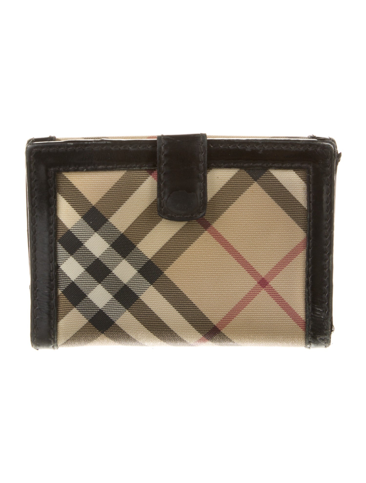 Burberry Nova Check Pattern Compact Wallet