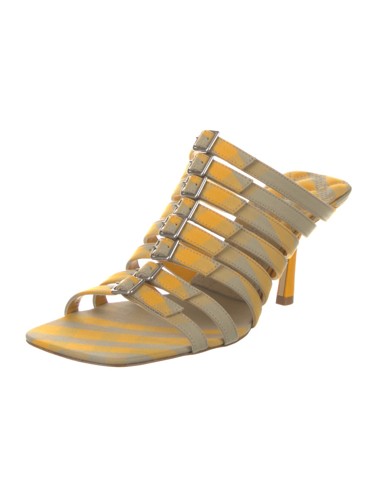 Burberry Canvas Striped Slides