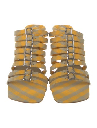 Burberry Canvas Striped Slides