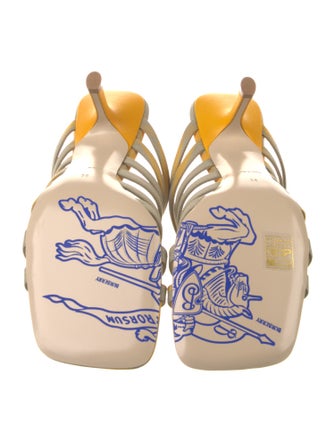 Burberry Canvas Striped Slides