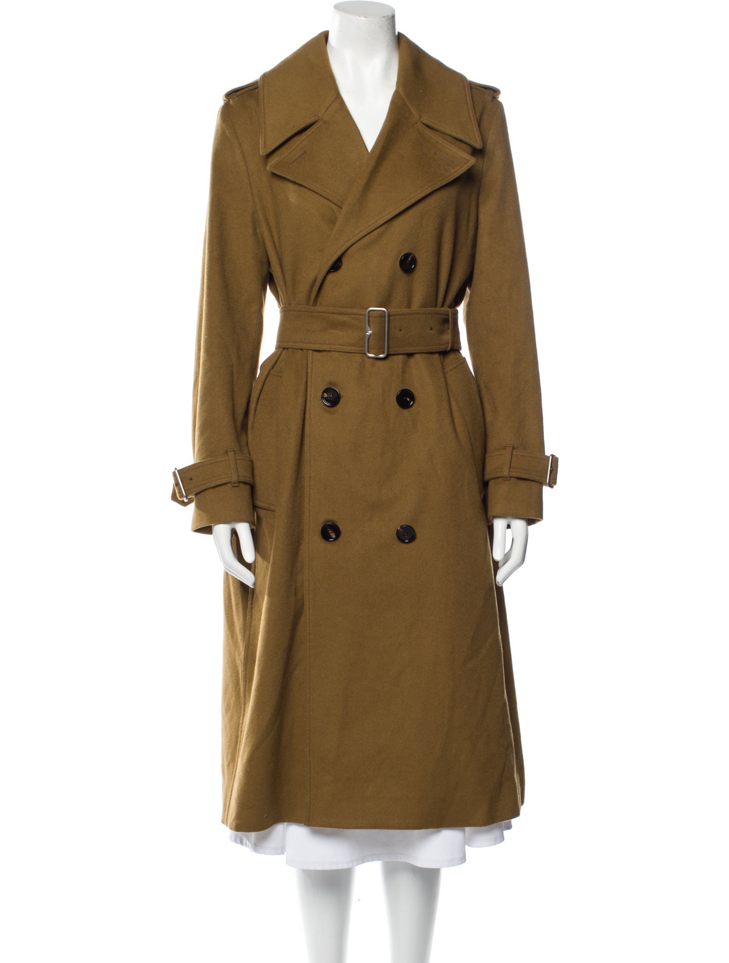 Burberry Prorsum Cashmere Trench Coat