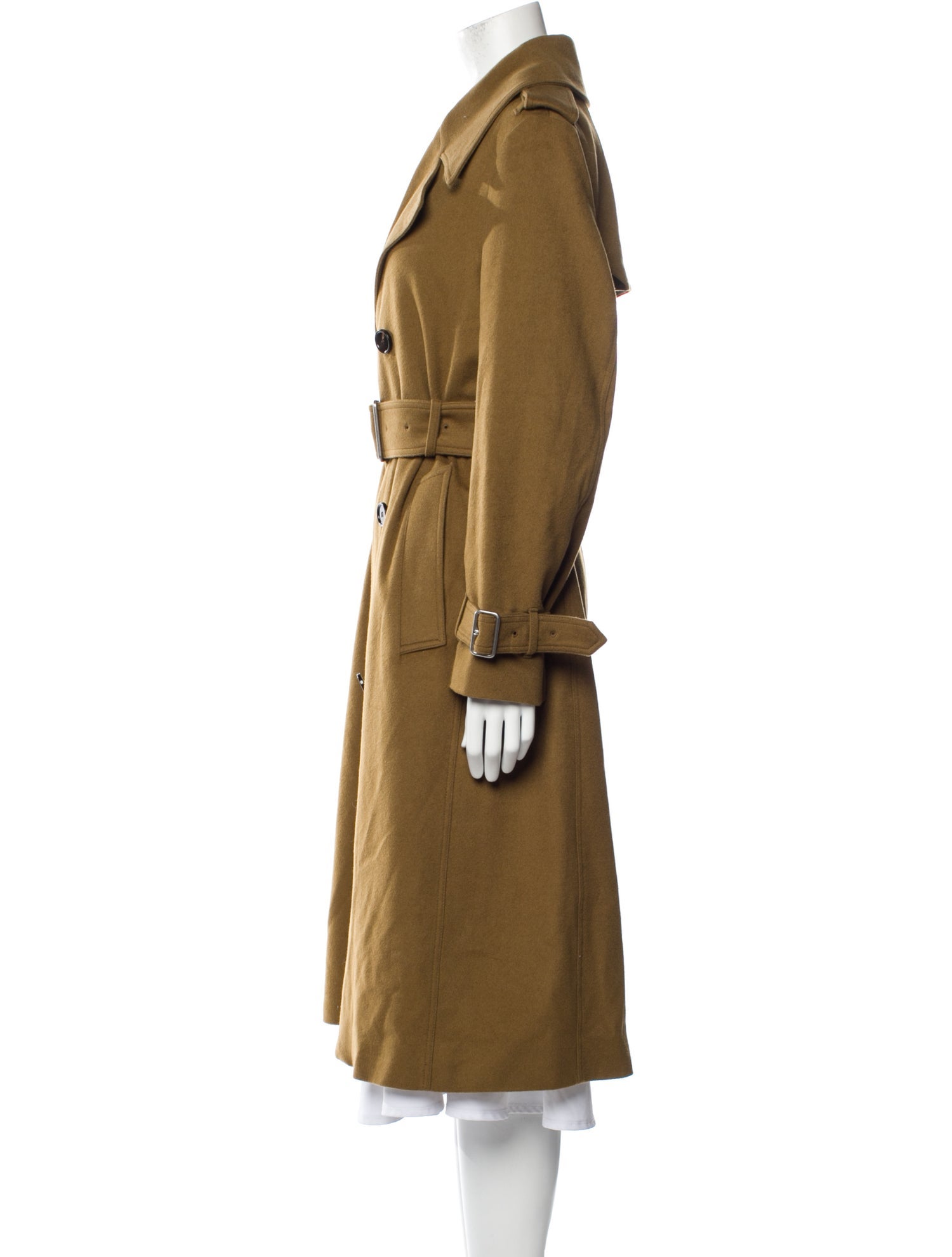 Burberry Prorsum Cashmere Trench Coat