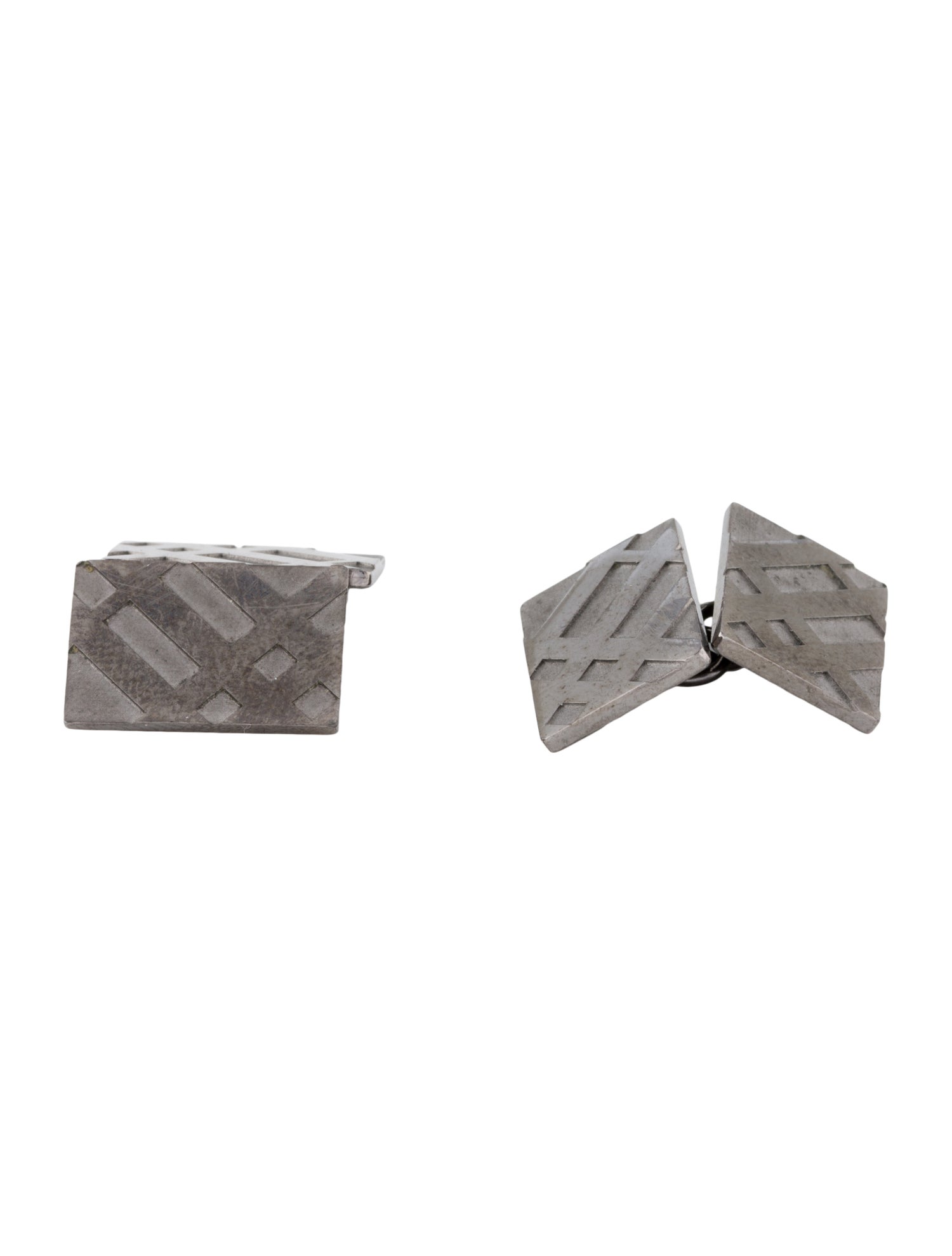 Burberry Check Cufflinks