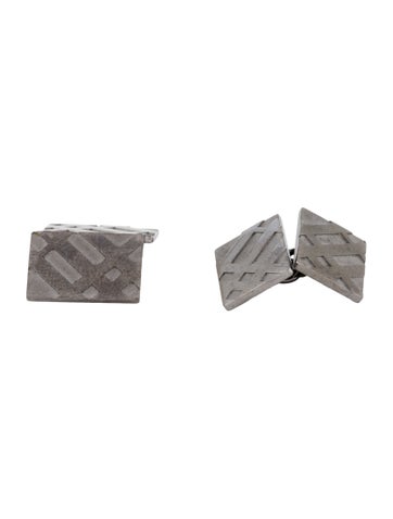 Burberry Check Cufflinks
