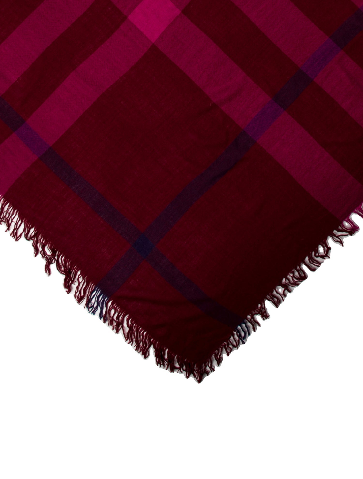 BURBERRY 25S PLAID KNITTED SCARF 128