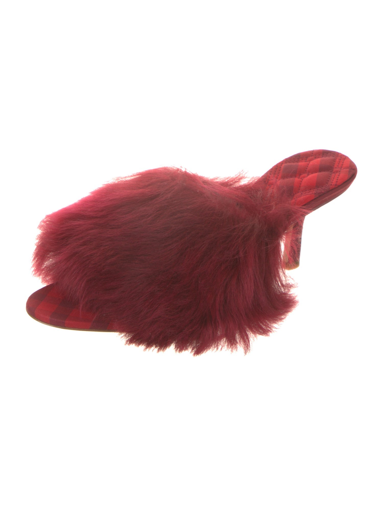 Burberry Lamb Fur Slides