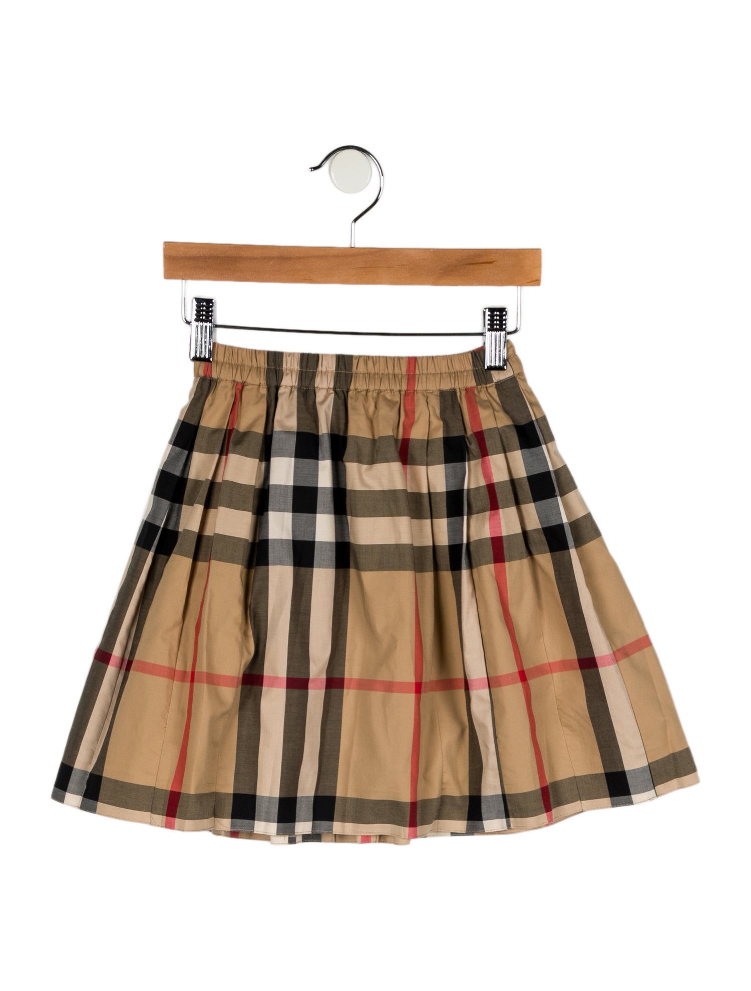 Burberry Girls' Check Printed Skirt