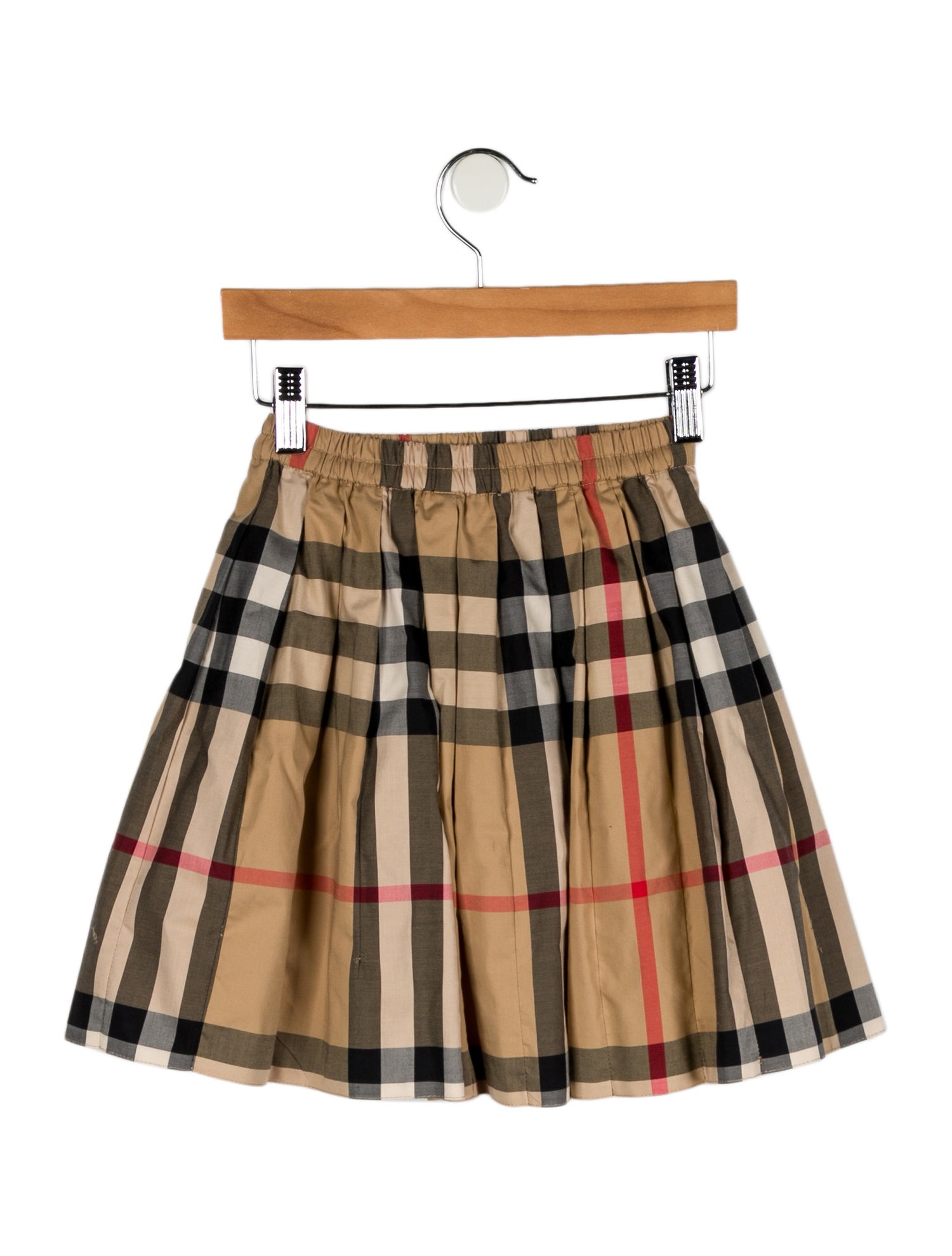 Burberry Girls' Check Printed Skirt