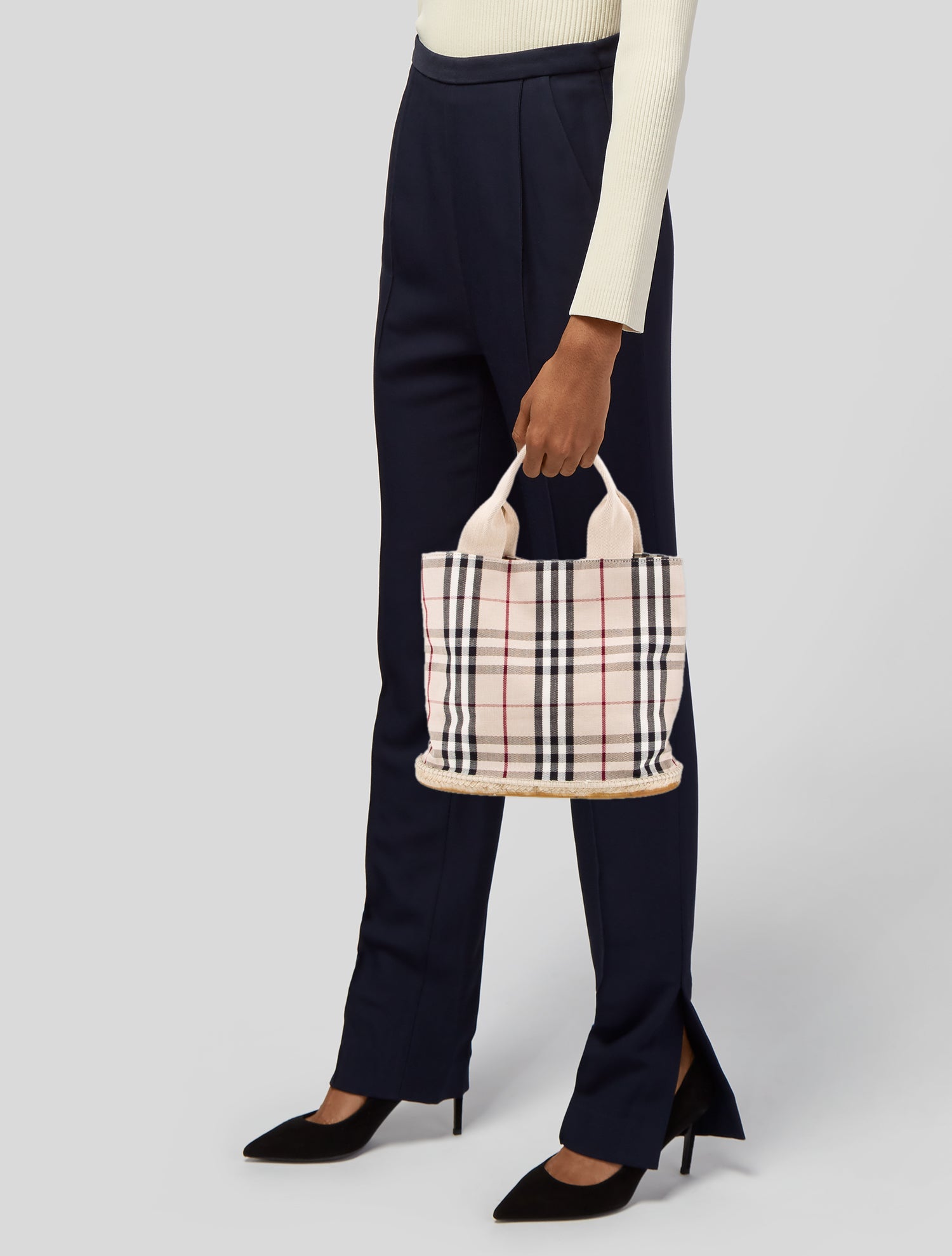 Burberry Nova Check Bucket Bag