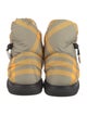 Burberry Nylon Plaid Print Hiking Boots